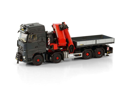 MERCEDES BENZ AROCS BIG SPACE 8X4 + PALFINGER PG165.002 TEC7+JIB