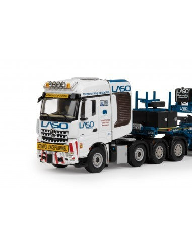 LASO MERCEDES-BENZ AROCS MP4 SLT BIGSPACE 8X4 MEGA WINDMILL TRAILER 7 + 4 AXLE