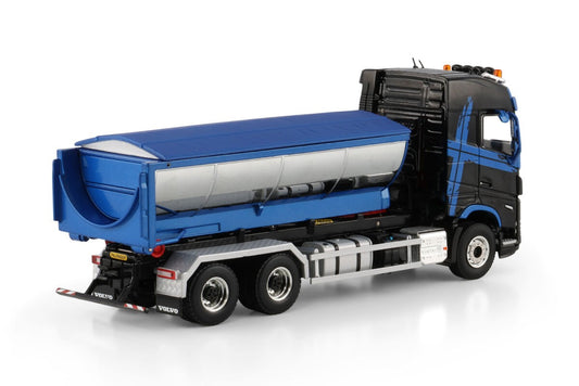 VOLVO FH5 GLOBETROTTER RIGED TRUCK WITH HOOKLIFT SYSTEM 6X4 + ASPHALT CONTAINER