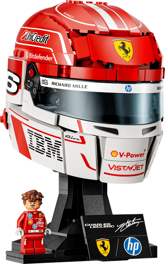 LEGO EDITIONS - FORMULA 1 CAPACETE CHARLES LECLERC FERRARI HP