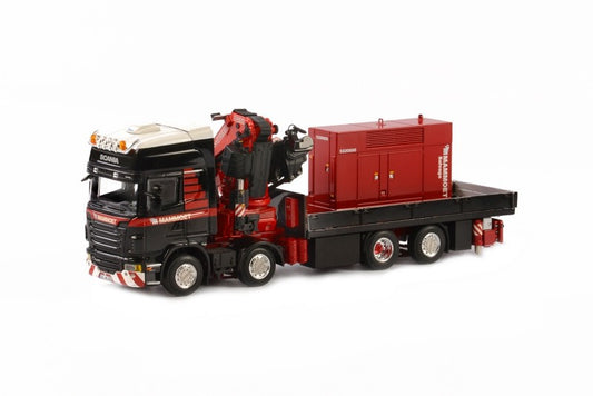 SCANIA R480 8X2 + FASSI 110 + GENERATOR