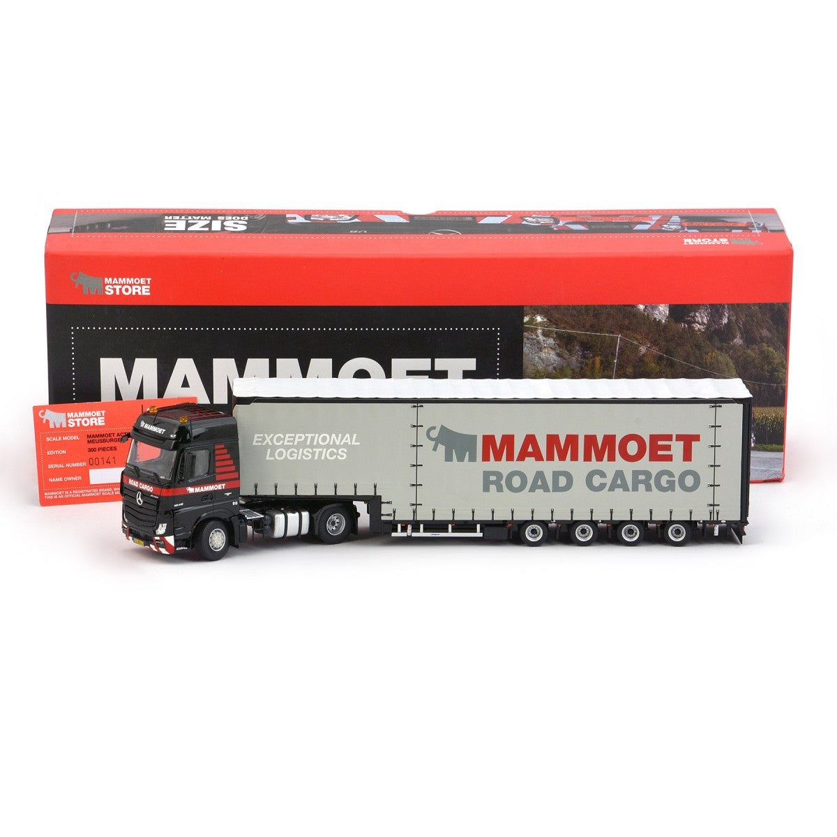 MAMMOET ACTROS 4X2 + 4 AXLE MEUSBURGER