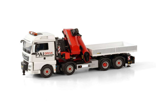 MAN TGX XLX EURO 6C 8X4 - PALFINGER PK165.022 TEC7+JIB