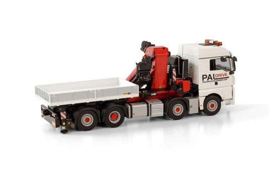 MAN TGX XLX EURO 6C 8X4 - PALFINGER PK165.022 TEC7+JIB