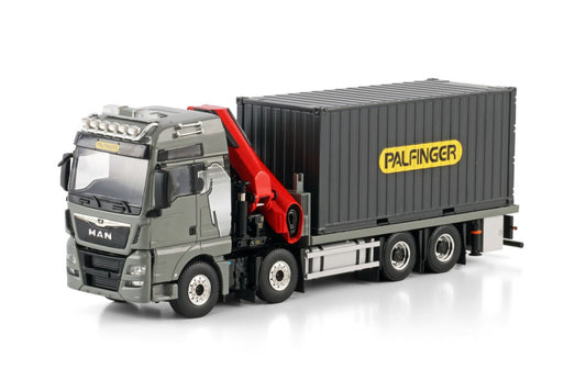 MAN TGX XXL EURO 6C (FACELIFT) 8X4 + PALFINGER PK 480 TEC + 20FT CONTAINER