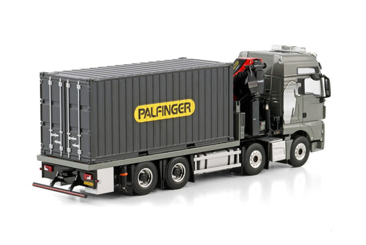 MAN TGX XXL EURO 6C (FACELIFT) 8X4 + PALFINGER PK 480 TEC + 20FT CONTAINER