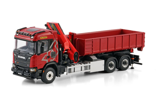 SCANIA G 6X4 + PALFINGER PK 370 TEC