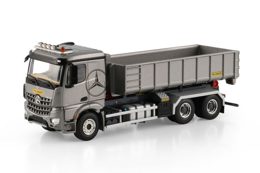 MERCEDES-BENZ AROCS MP4 2.300MM CLASSIC SPACE RIGED TRUCK WITH HOOKLIFT SYSTEM 6X4 + 15M3 CONTAINER