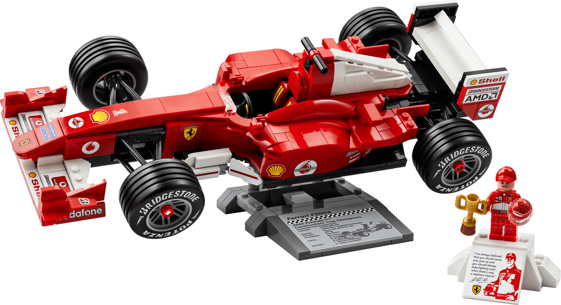 LEGO ICONS - FERRARI F2004 MICHAEL SCHUMACHER